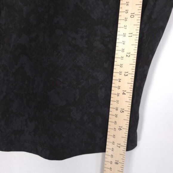 LULULEMON Align Tee Crop Hideaway Camo Deep Coal Multi No Size Tag 4 Nulu - Picture 6 of 9
